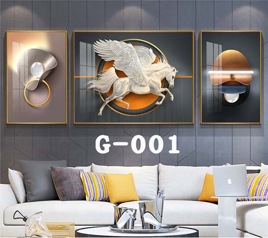 晶瓷画 G-001 铝合金框