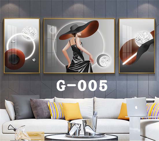 晶瓷画 G-005 铝合金框