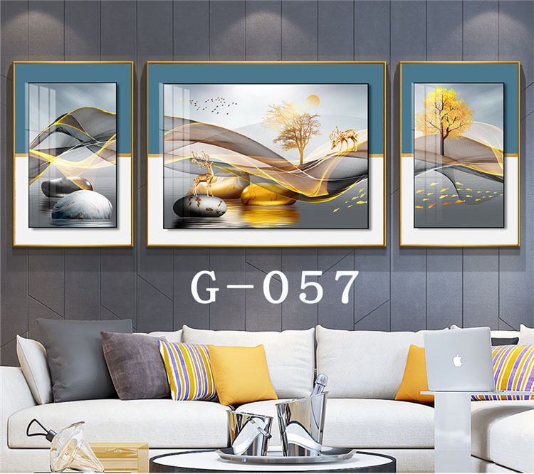 三联客厅装饰画 G-057